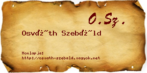 Osváth Szebáld névjegykártya